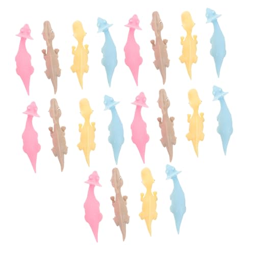 Beaupretty 20 Stück Dinosaurier Elastische Finger Dinosaurier für Partys Lustiges Fliegendes Zufällige Farben für Kindergeburtstage und von Beaupretty