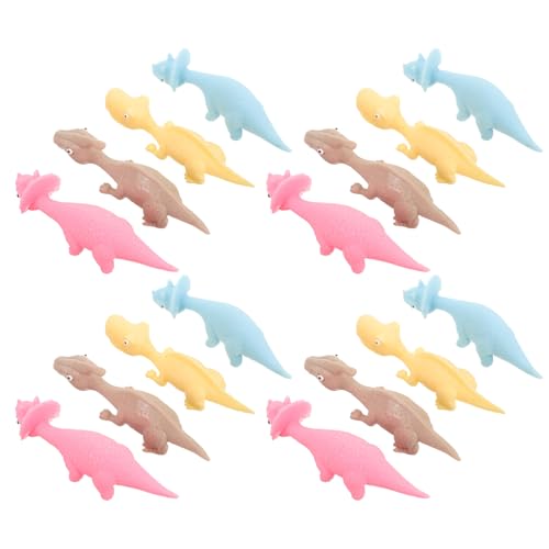 Beaupretty 20 Stück Dinosaurier Finger Dehnbare Stressabbau Spielzeuge Zufällige Farben für Kinderpartys und Beaupretty 20 Stück Dinosaurier Finger Dehnbare Stressabbau Spielzeuge Zufällige Farben für Kinderpartys und von Beaupretty