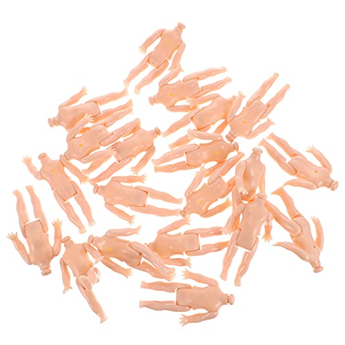 Beaupretty 20 Stück Mini Puppenkörper Zubehör Dicke DIY Puppen Materialien für Kreative Bastelprojekte für Kindergeburtstage und Feiertage von Beaupretty