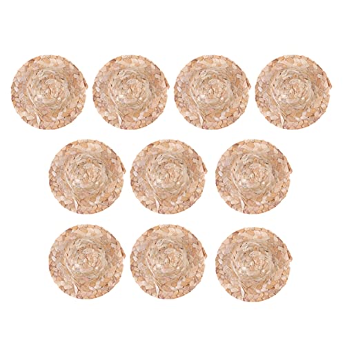 Beaupretty 20 Stück Mini Strohhüte für Puppen Handgewebte Kreative Bastelhüte für DIY Projekte Puppendekoration und Schulprojekte für Bastelliebhaber Beaupretty 20 Stück Mini Strohhüte für Puppen Handgewebte Kreative Bastelhüte für DIY Projekte Puppendekoration und Schulprojekte für Bastelliebhaber von Beaupretty