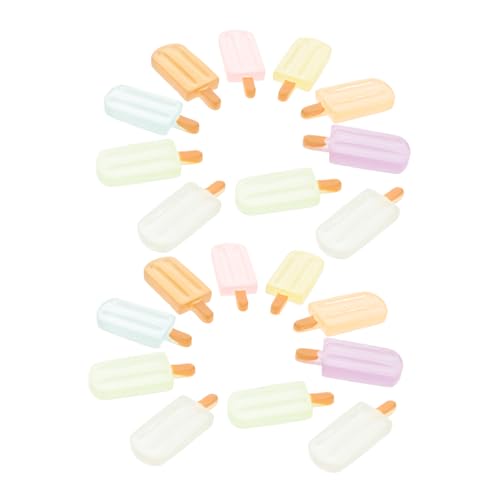 Beaupretty 20 Stück Miniatur Eiscreme Modellset Luminous DIY Puppenhaus Zubehör Kreative Simulation für Handgefertigte Lebensmittel Requisiten in Bunten Farben Beaupretty 20 Stück Miniatur Eiscreme Modellset Luminous DIY Puppenhaus Zubehör Kreative Simulation für Handgefertigte Lebensmittel Requisiten in Bunten Farben von Beaupretty