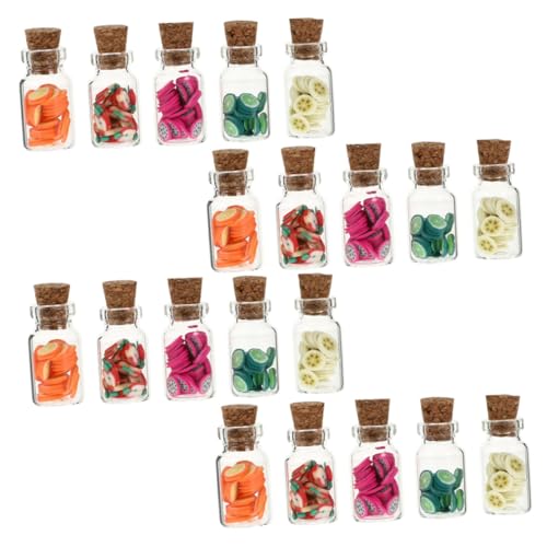 Beaupretty 20 Stück Miniatur Glasfruchtglas Teiliges Puppenhaus Zubehör Mikro Landschafts Dekoration Lebensmittel Modell Flaschen für DIY Projekte und Spielzeughäuser Beaupretty 20 Stück Miniatur Glasfruchtglas Teiliges Puppenhaus Zubehör Mikro Landschafts Dekoration Lebensmittel Modell Flaschen für DIY Projekte und Spielzeughäuser von Beaupretty