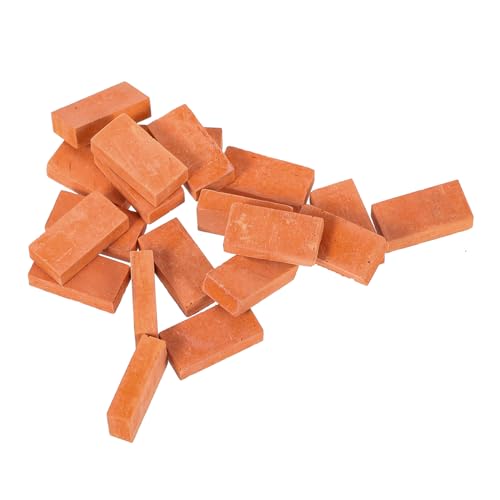 Beaupretty 20 Stück Miniatur Ziegelsteine Rot Rechteckige Modellbausteine für DIY Miniaturhäuser Basteln Zubehör für Garten und Puppenhaus Dekoration Beaupretty 20 Stück Miniatur Ziegelsteine Rot Rechteckige Modellbausteine für DIY Miniaturhäuser Basteln Zubehör für Garten und Puppenhaus Dekoration von Beaupretty