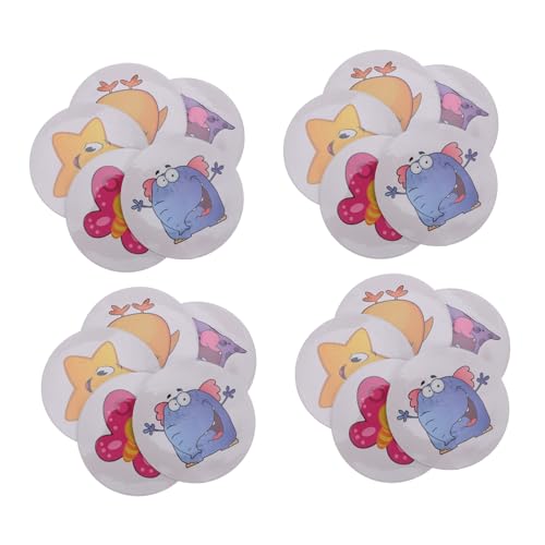 Beaupretty 20 Stück Potty Training Aufkleber für Jungen und Mädchen Cartoon Farbwechsel Urin Zielmarkierungen Selbstklebende Hitzeaktivierte Toilettentrainingssticker Lustige Bad von Beaupretty