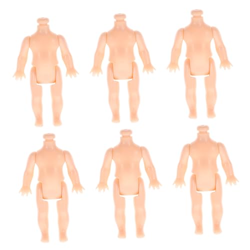 Beaupretty 20 Stück Puppen DIY Körperzubehör aus Kunststoff Kreatives Bastelmaterial für Mini Puppen für Gestaltung und Kreative Projekte von Beaupretty