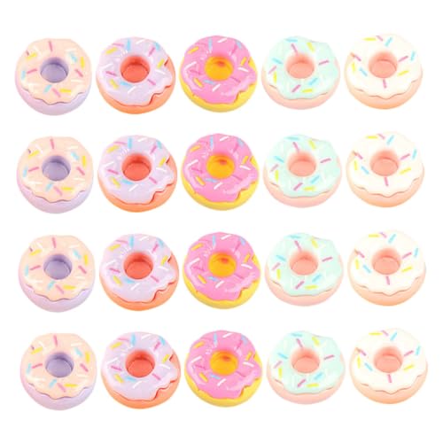 Beaupretty 20 Stück Puppenhaus Dekoration Realistische Miniatur Dessert Modelle Farblich Gemischt Handliche Mini Lebensmittel Ornamente für DIY und Puppenhaus Zubehör von Beaupretty