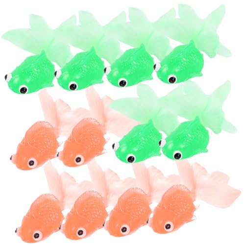 Beaupretty 20 Stück Realistische Schwimmende Goldfische Aquarium Deko TPR Weiches Material Orange Grün Leicht Kompakt für Fischbecken und Naturerlebnis Beaupretty 20 Stück Realistische Schwimmende Goldfische Aquarium Deko TPR Weiches Material Orange Grün Leicht Kompakt für Fischbecken und Naturerlebnis von Beaupretty