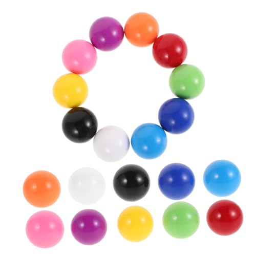 Beaupretty 20 Stück Teiliges Bunte Kunststoffbälle für Kleine Robuste Spielkugeln für Kugelbahn und Spielbecken Nahtlos Rollend zum Zählen und Mathelernen Vielseitiges Lernspielzeug von Beaupretty