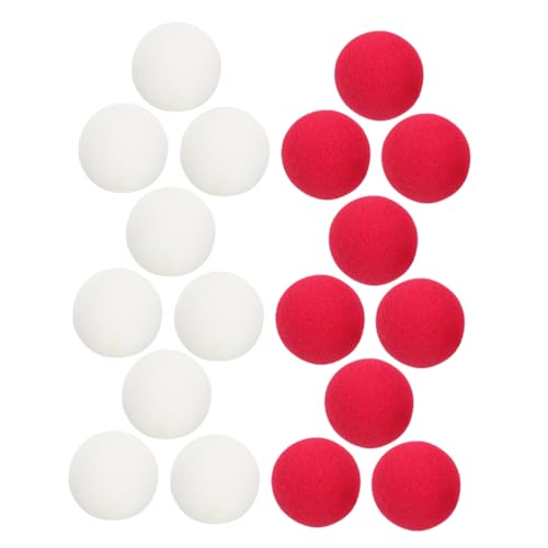 Beaupretty 20stücke Rote Und Weiße Schwamm Clown Nase Für Cosplay Party Zubehör Und Halloween Weihnachten Party Supplies Beaupretty 20stücke Rote Und Weiße Schwamm Clown Nase Für Cosplay Party Zubehör Und Halloween Weihnachten Party Supplies von Beaupretty