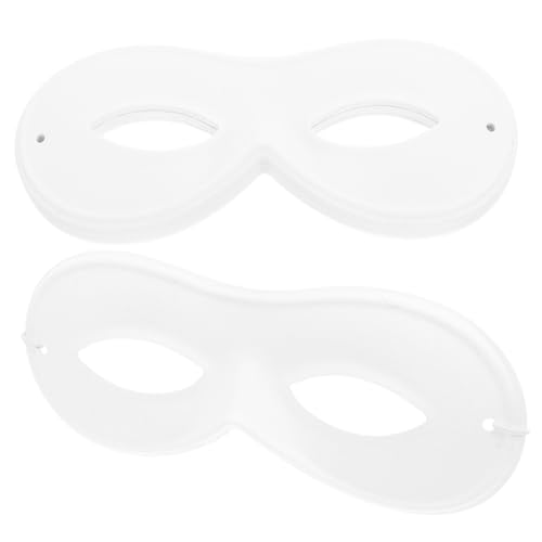 Beaupretty 20 Stück Teiliges Diy Graffiti Masken aus PVC Weiche und Bequeme Masken für Fasching Halloween und Partys Fördert Kreativität und Spaß von Beaupretty