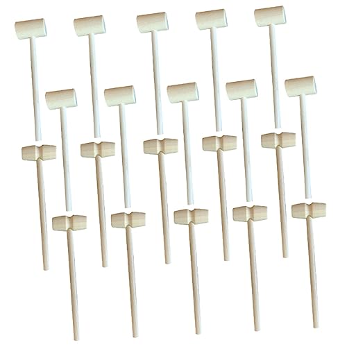 Beaupretty 20 Stück Teiliges Holzspielzeug Mini Hämmer Natürliche Holzqualität Glatte Oberfläche Sicher für Jungen und Mädchen Fördert Hand Auge Koordination und Reaktionsfähigkeit Beaupretty 20 Stück Teiliges Holzspielzeug Mini Hämmer Natürliche Holzqualität Glatte Oberfläche Sicher für Jungen und Mädchen Fördert Hand Auge Koordination und Reaktionsfähigkeit von Beaupretty