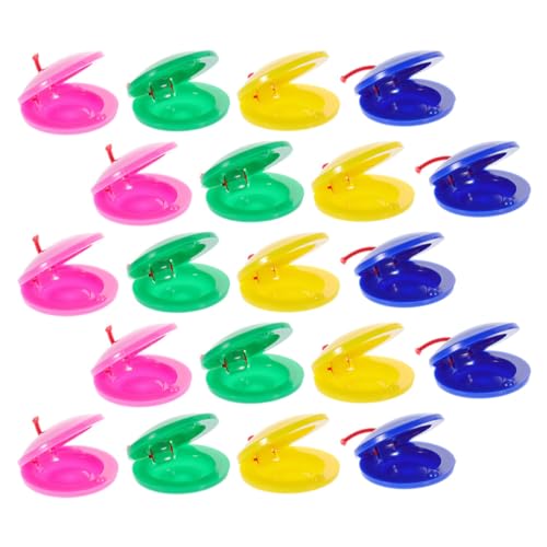 Beaupretty 20 Stück Teiliges Kastagnetten aus Material Musikinstrument für Frühes Lernen für Kindergarten und Musikunterricht Fördert Musikalisches Talent und Fähigkeiten Beaupretty 20 Stück Teiliges Kastagnetten aus Material Musikinstrument für Frühes Lernen für Kindergarten und Musikunterricht Fördert Musikalisches Talent und Fähigkeiten von Beaupretty