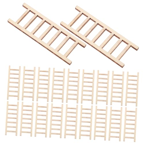 Beaupretty 20 Stück Teiliges Kleine Holzleitern für Puppenhaus Miniatur Treppe aus Holz Detailreiche Miniatur Deko für Sandgärten Mikro Landschaften Vielseitig für Heim und Bürodekoration Beaupretty 20 Stück Teiliges Kleine Holzleitern für Puppenhaus Miniatur Treppe aus Holz Detailreiche Miniatur Deko für Sandgärten Mikro Landschaften Vielseitig für Heim und Bürodekoration von Beaupretty