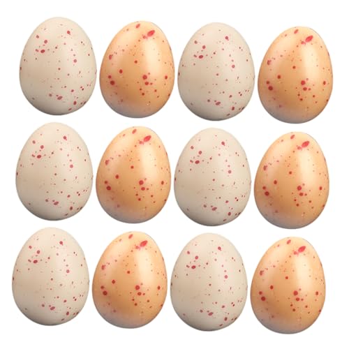 Beaupretty 20 Stück Teiliges Künstliche Hühnereier Dekorativ Gesprenkelt Realistisch Gestaltete Miniatur Eier in Gelb und Weiß Vielseitig für DIY und Osterdekoration für und Beaupretty 20 Stück Teiliges Künstliche Hühnereier Dekorativ Gesprenkelt Realistisch Gestaltete Miniatur Eier in Gelb und Weiß Vielseitig für DIY und Osterdekoration für und von Beaupretty