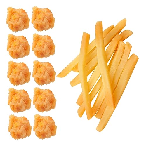 Beaupretty 20 Stück Teiliges Künstliche Lebensmittelmodelle Realistische Nachbildung von Pommes Frites und Chicken Popcorn für Kinderküche Restaurant Dekoration und Fotorequisiten Beaupretty 20 Stück Teiliges Künstliche Lebensmittelmodelle Realistische Nachbildung von Pommes Frites und Chicken Popcorn für Kinderküche Restaurant Dekoration und Fotorequisiten von Beaupretty