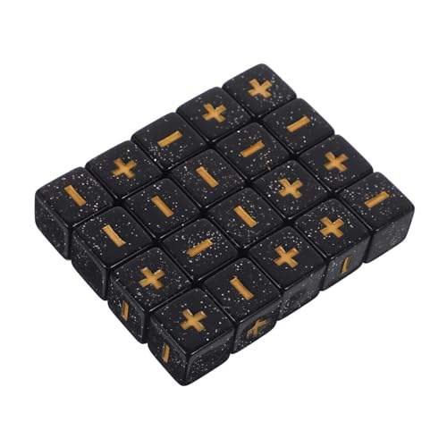 Beaupretty 20 Stück Teiliges Mathe würfel Plus Minuszeichen Langlebige Stoßfeste Rechenwürfel für Bunte Lernspielzeugwürfel für Frühe Bildung und Spielerisches Mathetraining von Beaupretty