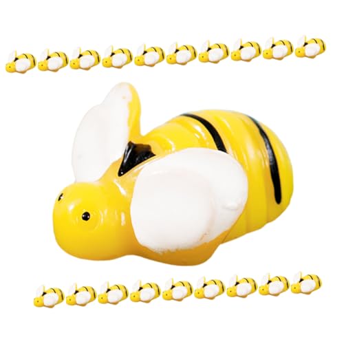 Beaupretty 20 Stück Teiliges Mini Bienen aus Robustem Resin Kleine Dekobienen für Valentinstag Garten und Bastel Dekoration Flache Rückseite für DIY Mikro Landschaften und Partydeko Beaupretty 20 Stück Teiliges Mini Bienen aus Robustem Resin Kleine Dekobienen für Valentinstag Garten und Bastel Dekoration Flache Rückseite für DIY Mikro Landschaften und Partydeko von Beaupretty