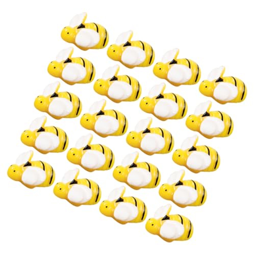 Beaupretty 20 Stück Teiliges Mini Harz Bienen Widerstandsfähige Realistische Miniaturfiguren für Moos Landschaften Puppenhaus Deko DIY Basteln Gartenornamente Kleine Bienen für Shower und Beaupretty 20 Stück Teiliges Mini Harz Bienen Widerstandsfähige Realistische Miniaturfiguren für Moos Landschaften Puppenhaus Deko DIY Basteln Gartenornamente Kleine Bienen für Shower und von Beaupretty