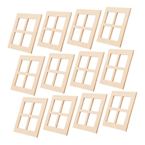 Beaupretty 20 Stück Teiliges Mini Holzfensterrahmen Quadratische Miniatur Fenster für Puppenhaus Dekoration Vielseitige Miniatur Haus Deko Geeignet für Garten Möbelzubehör Leichte Beaupretty 20 Stück Teiliges Mini Holzfensterrahmen Quadratische Miniatur Fenster für Puppenhaus Dekoration Vielseitige Miniatur Haus Deko Geeignet für Garten Möbelzubehör Leichte von Beaupretty