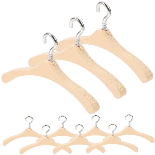 Beaupretty 20 Stück Teiliges Mini Holzkleiderbügel für Puppenhaus Realistische Miniatur Garderobe Zubehör für Puppenoutfits zum Organisieren und Dekorieren von Puppenbekleidung Beaupretty 20 Stück Teiliges Mini Holzkleiderbügel für Puppenhaus Realistische Miniatur Garderobe Zubehör für Puppenoutfits zum Organisieren und Dekorieren von Puppenbekleidung von Beaupretty