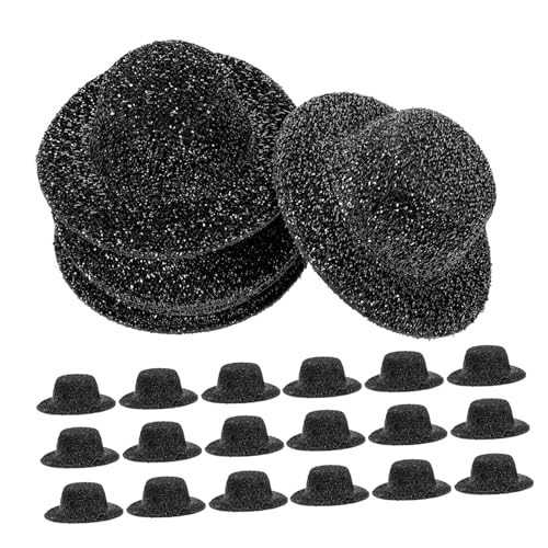Beaupretty 20 Stück Teiliges Mini Jazz Hüte Kleine Dekorative Puppenhüte aus Langlebigem Material Kreative DIY Bastelaccessoires für Partydeko und Puppenhaus Verzierung Schwarz Beaupretty 20 Stück Teiliges Mini Jazz Hüte Kleine Dekorative Puppenhüte aus Langlebigem Material Kreative DIY Bastelaccessoires für Partydeko und Puppenhaus Verzierung Schwarz von Beaupretty