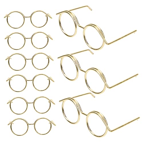 Beaupretty 20 Stück Teiliges Mini Puppenbrillen aus Metall für Puppen Lensless Brillenrahmen Zubehör für Puppen Outfits und Kreatives Beaupretty 20 Stück Teiliges Mini Puppenbrillen aus Metall für Puppen Lensless Brillenrahmen Zubehör für Puppen Outfits und Kreatives von Beaupretty