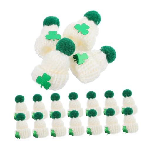 Beaupretty 20 Stück Teiliges Mini Strickmützen Saint Patrick DIY Bastelaccessoires Puppenhüte mit Grün weißem Design für Kreative Dekoration und Party Ornamente Beaupretty 20 Stück Teiliges Mini Strickmützen Saint Patrick DIY Bastelaccessoires Puppenhüte mit Grün weißem Design für Kreative Dekoration und Party Ornamente von Beaupretty