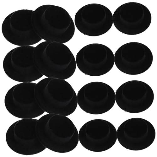Beaupretty 20 Stück Teiliges Mini Zylinderhut aus Flauschigem Harzmaterial Langlebige Bastel Hüte für DIY Puppen Schneemänner Weihnachtsmützen Vielseitige Mini Hüte für Dekoration und Partys von Beaupretty
