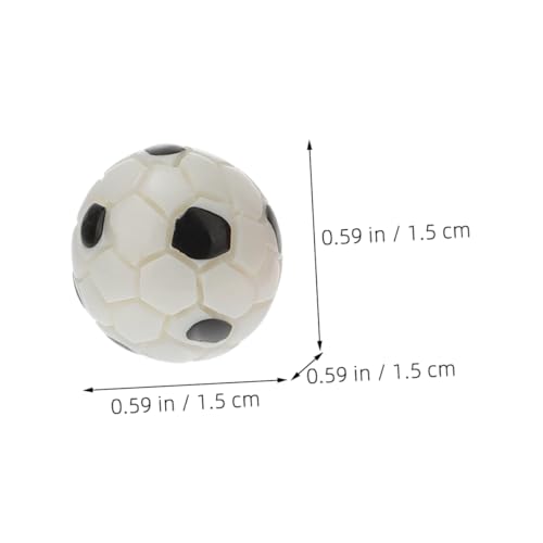 Beaupretty 20 Stück Teiliges Miniatur Fußball Basketball aus Resin Detailreiche Sportbälle für Puppenhaus Dekoration Leichte Mini Sportbälle Geeignet als Mikro Landschaftsornament und von Beaupretty