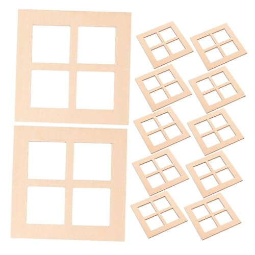 Beaupretty 20 Stück Teiliges Miniatur Holzfensterrahmen Fach Fenster für Puppenhaus Gartenornamente und Miniaturhausdekoration Langlebig Wiederverwendbar Leicht Integrierbar Beaupretty 20 Stück Teiliges Miniatur Holzfensterrahmen Fach Fenster für Puppenhaus Gartenornamente und Miniaturhausdekoration Langlebig Wiederverwendbar Leicht Integrierbar von Beaupretty