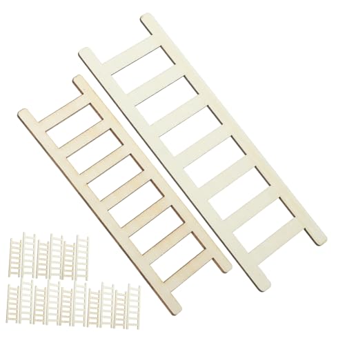 Beaupretty 20 Stück Teiliges Miniatur Holzleiter Handgefertigte Mini Dekorationsleiter für Puppenhäuser und Dioramen Realistische Holzstufen Miniaturmöbel für Bastelprojekte und Kreative Beaupretty 20 Stück Teiliges Miniatur Holzleiter Handgefertigte Mini Dekorationsleiter für Puppenhäuser und Dioramen Realistische Holzstufen Miniaturmöbel für Bastelprojekte und Kreative von Beaupretty