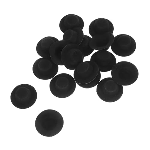 Beaupretty 20 Stück Teiliges Miniatur Puppenhüte aus Gebürstetem Stabile Bastelbasis Blanko Design zum Selbstgestalten Vielseitig für DIY Projekte Partydekoration und Puppenkleidung von Beaupretty