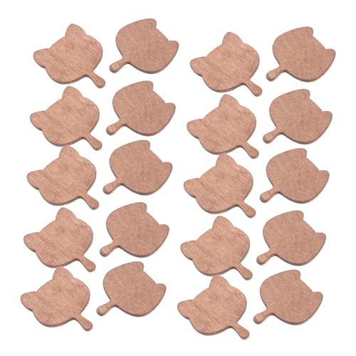 Beaupretty 20 Stück Teiliges Miniatur Schneidebrett aus Holz Kindersicheres Vielseitiges Zubehör für Mini Spielküche und Puppenhaus Dekoration Fördert Kreatives Rollenspiel und Bildung von Beaupretty