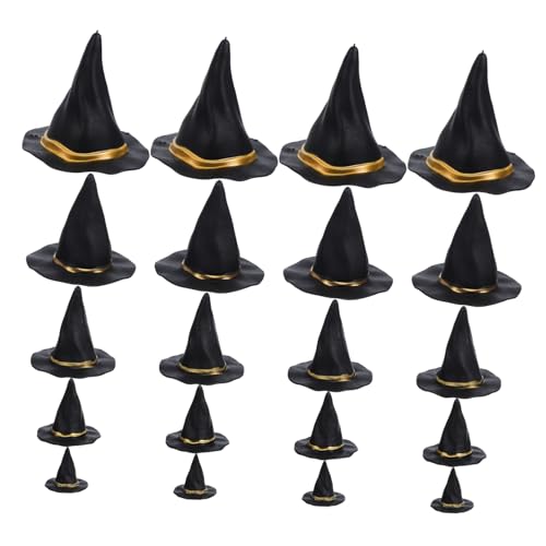 Beaupretty 20 Stück Teiliges Miniatur Witch Hats für Halloween Dekorationen für Puppenhäuser Weinetiketten und DIY Kostüme Schwarz Beaupretty 20 Stück Teiliges Miniatur Witch Hats für Halloween Dekorationen für Puppenhäuser Weinetiketten und DIY Kostüme Schwarz von Beaupretty