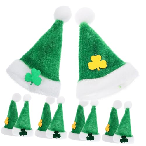 Beaupretty 20 Stück Teiliges Plüsch Puppenhüte mit Shamrock Muster Weiche DIY für Puppen Haarspangen Flaschen und Fotorequisiten Langlebig und Farbintensiv für St Patricks Day Party Beaupretty 20 Stück Teiliges Plüsch Puppenhüte mit Shamrock Muster Weiche DIY für Puppen Haarspangen Flaschen und Fotorequisiten Langlebig und Farbintensiv für St Patricks Day Party von Beaupretty