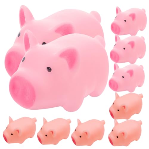 Beaupretty 20 Stück Teiliges Schwein Quietschtier Kleines Weiches Squeeze Fleischfarbe Lustige Party Goodies und Büro dekompression Tragbar und Leicht von Beaupretty