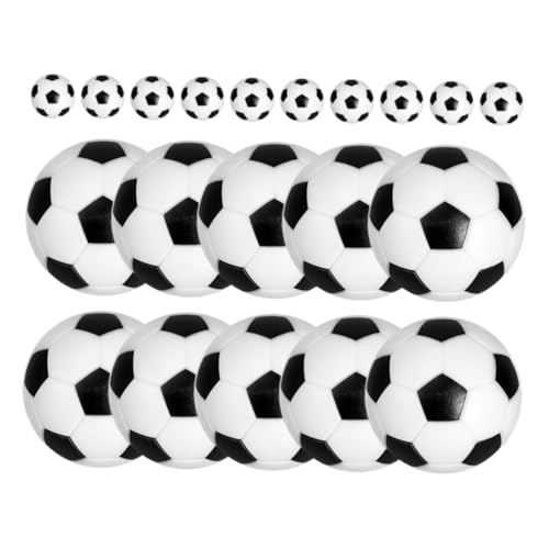 Beaupretty 20 Stück Teiliges Tischfußballbälle aus Robustem Harz Kompatibel mit Standard fußballtischen Langlebige Mini kickerbälle für Heim Spielhallengebrauch von Beaupretty