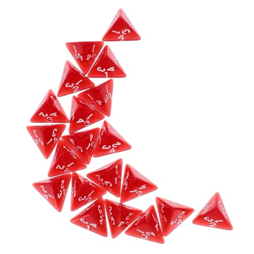 Beaupretty 20 Stück Teiliges Transparente Rote Acrylwürfel Leichte und Kompakte Spielwürfel für Brettspiele Party Unterhaltungsspiel als Ersatzwürfel für Tischspiele und Beaupretty 20 Stück Teiliges Transparente Rote Acrylwürfel Leichte und Kompakte Spielwürfel für Brettspiele Party Unterhaltungsspiel als Ersatzwürfel für Tischspiele und von Beaupretty