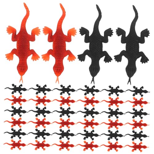 Beaupretty 200 Stück Künstliche Eidechsen aus Robustem PVC Reptilien Figuren für Halloween Party Lernspielzeug zur Tiererkennung Leichte und Tragbare Deko und Geschenkideen von Beaupretty