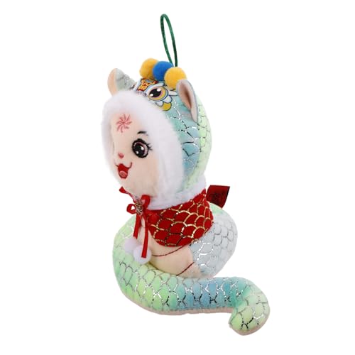 Beaupretty 2025 Jahr Der Schlange Maskottchen Drache Plüschtiere Dschungel Tier Schlangen Chinesisches Neujahr Drache Stofftier Schlange Jahr Der Schlange Plüsch Stofftier Schlange Grün von Beaupretty