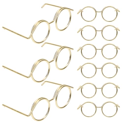 Beaupretty 20Stücke Miniatur Puppenbrillen Stylische Brillen für Puppenoutfits für Puppenhaus Zubehör und Kreative Fotoszenen als von Beaupretty