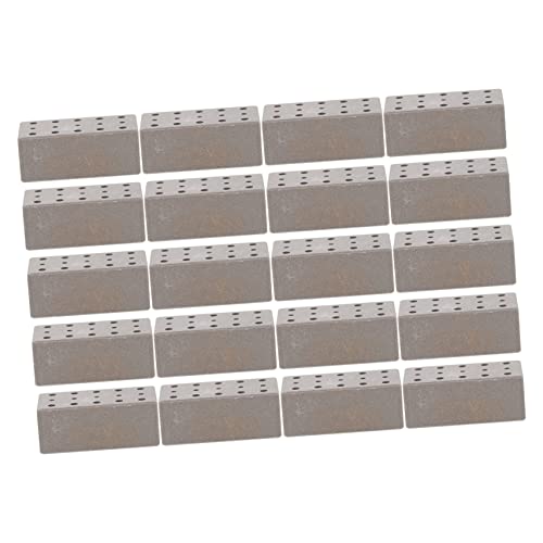 Beaupretty 20Stücke Miniatur Ziegelsteine Simulierte für DIY Miniaturgärten Modellbau Hochwertige Ziegelmodelle für Kreative Projekte von Beaupretty
