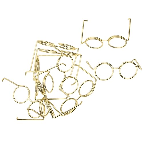 Beaupretty 20Stücke Puppenbrillen im Metallrahmen DIY Zubehör für Puppen Stilvolle und Langlebige Spielzeuggläser für Kreative Bastelprojekte und Beaupretty 20Stücke Puppenbrillen im Metallrahmen DIY Zubehör für Puppen Stilvolle und Langlebige Spielzeuggläser für Kreative Bastelprojekte und von Beaupretty