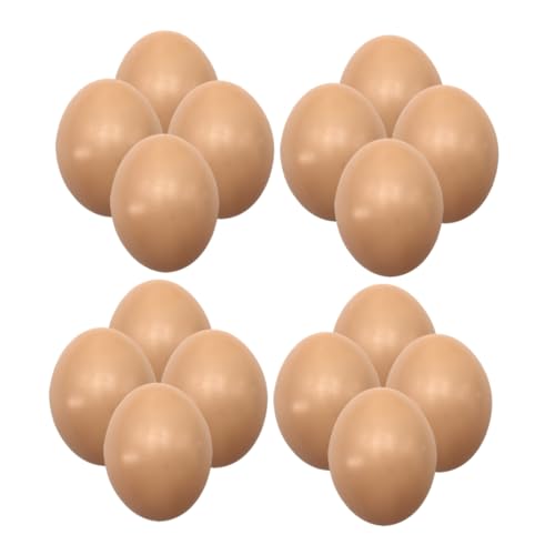 Beaupretty 24 Stück DIY Bastel Eier für Ostern Leere Dekoeier zum Bemalen und Dekorieren Kreative Simulationseier für Garten und Wohnaccessoires von Beaupretty