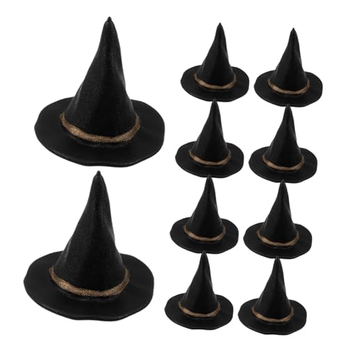 Beaupretty 24 Stück Schwarze Diy Hüte für Bastelprojekte Kleine Hüte für Puppenzubehör und Halloween Dekorationen Beaupretty 24 Stück Schwarze Diy Hüte für Bastelprojekte Kleine Hüte für Puppenzubehör und Halloween Dekorationen von Beaupretty