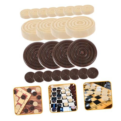 Beaupretty 24 Stück Teiliges Holz Spielstein für Dame und Schach Polierte Runde Ersatzteile in Holzfarben Leicht Tragbar für Brettspiele und Lernzwecke Beaupretty 24 Stück Teiliges Holz Spielstein für Dame und Schach Polierte Runde Ersatzteile in Holzfarben Leicht Tragbar für Brettspiele und Lernzwecke von Beaupretty