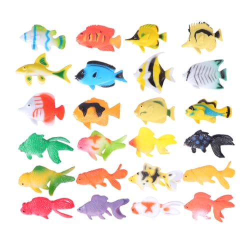 Beaupretty 24 Stück Teiliges Meerestiere mit Tropischen Fischen und Goldfischen Realistische Mini Meerestiere Lernspielzeug für Vorschulkinder Pädagogisch für Rollenspiele und Partydeko Beaupretty 24 Stück Teiliges Meerestiere mit Tropischen Fischen und Goldfischen Realistische Mini Meerestiere Lernspielzeug für Vorschulkinder Pädagogisch für Rollenspiele und Partydeko von Beaupretty