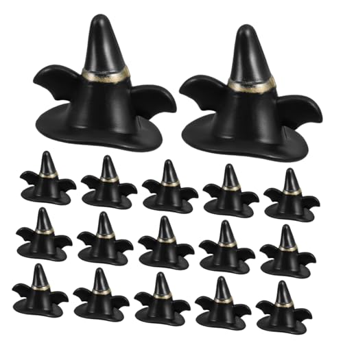 Beaupretty 24 Stück Teiliges Miniatur Schwarze Häkelmützen Kompakt Langlebig Vielseitig für Halloween Weihnachten Geburtstage DIY Puppenhaus Dekoration und Kreative Bastelprojekte von Beaupretty