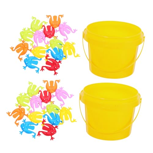 Beaupretty 24 Stück Teiliges Springende Frosch Interaktives Kinderspielzeug für Partygeschenke Lernspiele Klassenzimmer Kreative Farbzuordnung Langlebig und Leicht zu Bedienen von Beaupretty