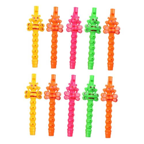 Beaupretty 25 Stück Teiliges Plastik Klarinetten Mini Flöten Musikinstrumente für Bunte Windinstrumente Robustes Kunststoff Material Lernspielzeug für Jungen und Mädchen Zufällige Farbe von Beaupretty